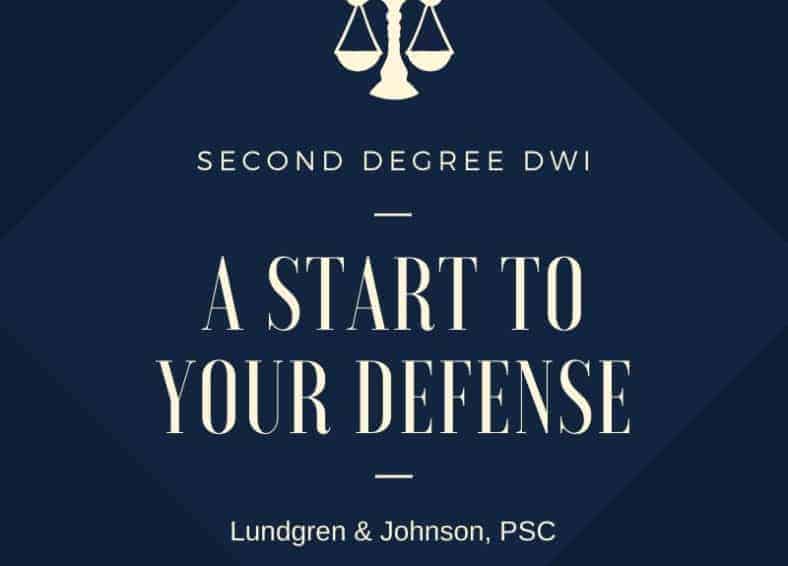 Second Degree DWI Lawyer